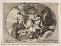 KG 12776
          <br/>
          Jupiter en Juno op de Olympus.
          <br/>
          <em>Surugue, Louis (1686-1762)</em>